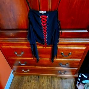 2 sexy gothic tops.
